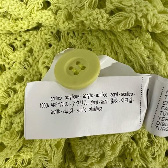 Zara Oversized Open Knit Popover Collared Shirt Size S-M - Picture 6 of 8